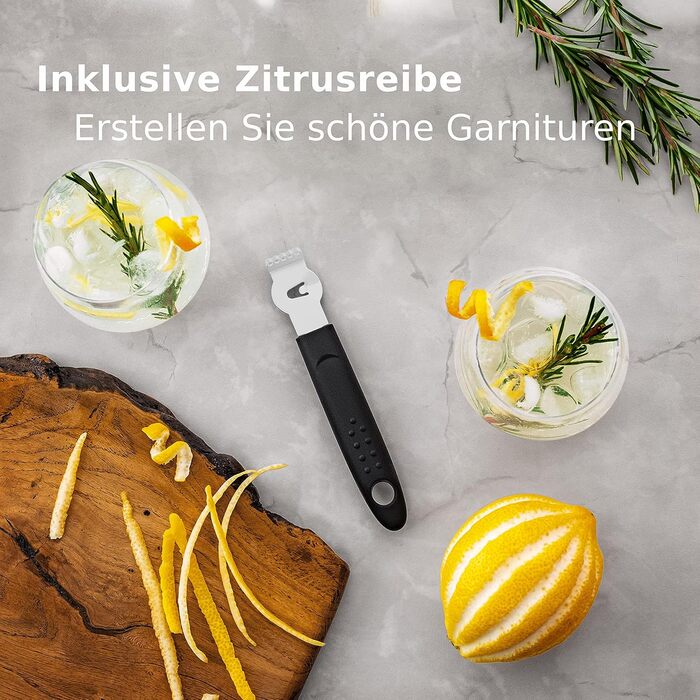 Набір для коктейлів преміум-класу 12 предметів білий BarDeluxe