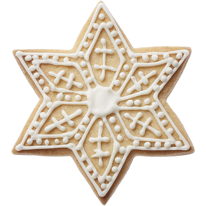 Набор форм для печенья в виде шестиконечных звезд, 3 предмета, RBV Birkmann