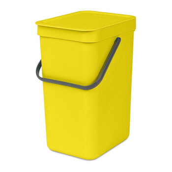 Відро для сміття 12 л жовте Sort Go Brabantia