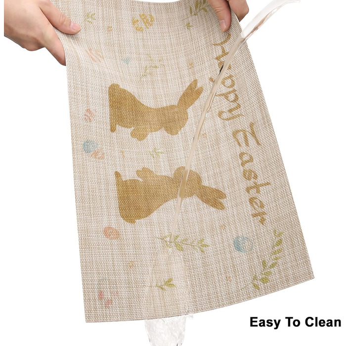 Набір з 6 двосторонніх серветок для столу до Великодня Banchif