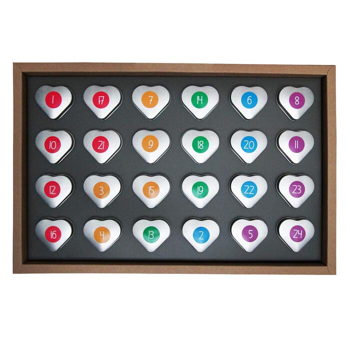 Чайний адвент-календар 2025 24 високоякісні розсипні чаї в елегантних чайних бляшанках Ручна робота З Різдвом Христовим, З Новим роком (Набір), Ханука - даруйте зараз на Різдво 2025 220 г (Зимове видання XXL)