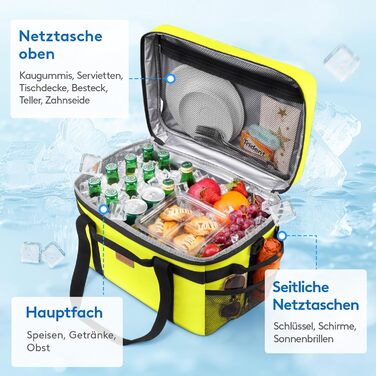 Термосумка 30 л яблучно-зелений Lifewit