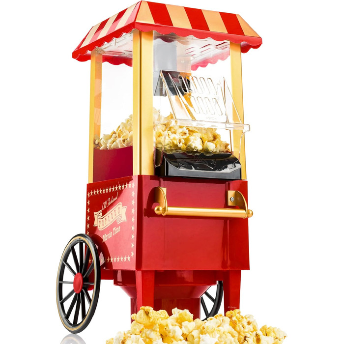 Машина для попкорну 1,9 л у вигляді візка Gadgy