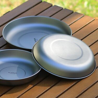 Ультралегкий туристический титановый тарелка 500 мл EasyByMall