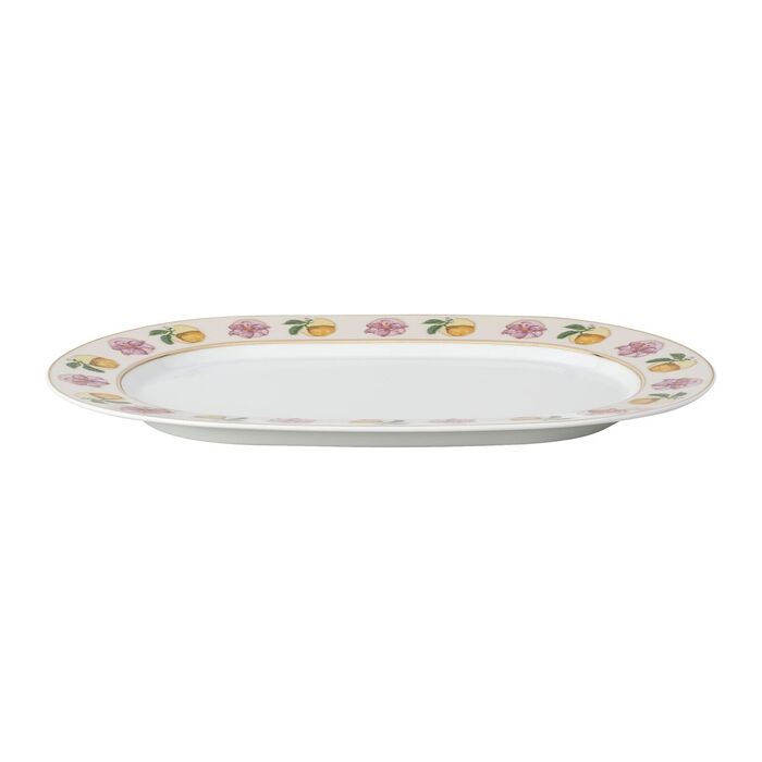 Блюдо овальное 36,2 х 24,2 Зефир IDYLLIA Swarovski x Rosenthal