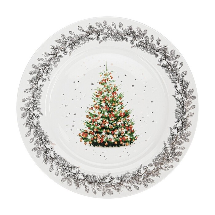 Тарелка Fissman CHRISTMAS 27 cм фарфор (14012)