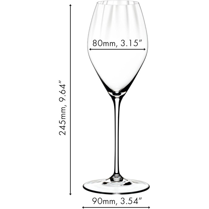 Набор из 2 бокалов для шампанского 375 мл, Performance Riedel