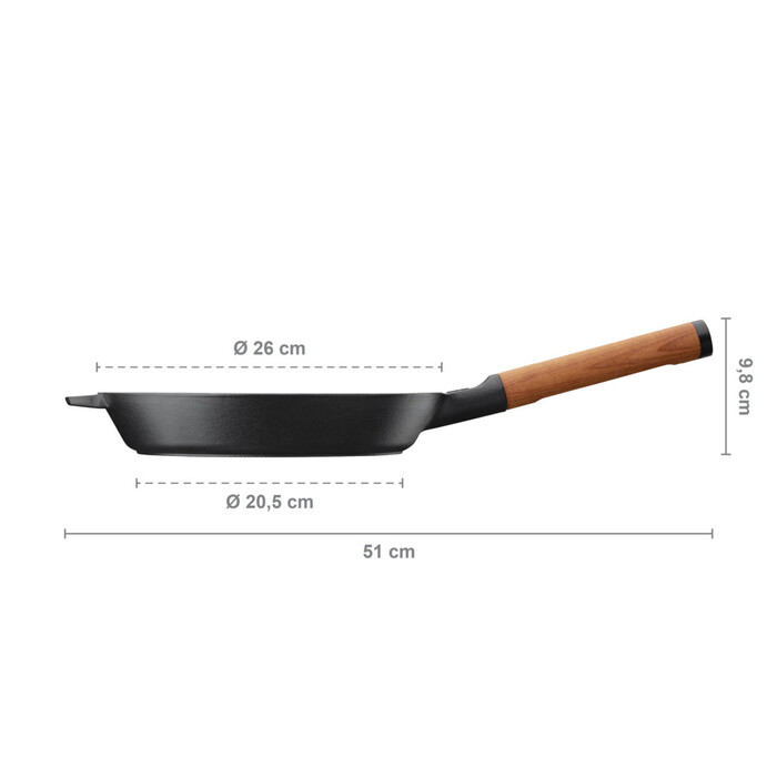 Сковорода чавунна Fiskars Norden 26 см (1026569)