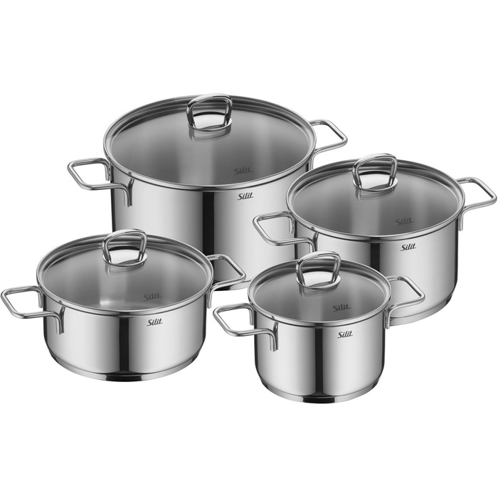 Набор кастрюль 8 предмета Alicante Silit