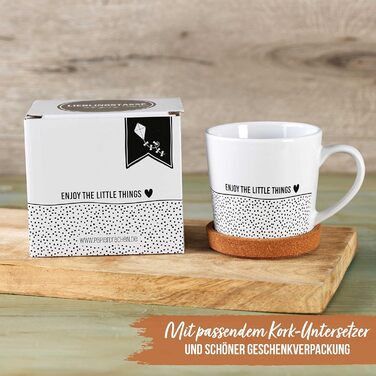 Паперовий дракон. Високоякісна керамічна кружка з корковою підставкою в тон - прикраса столу - журнальний столик - кавова кружка - у повітрі - до Великодня (Насолоджуйтесь)