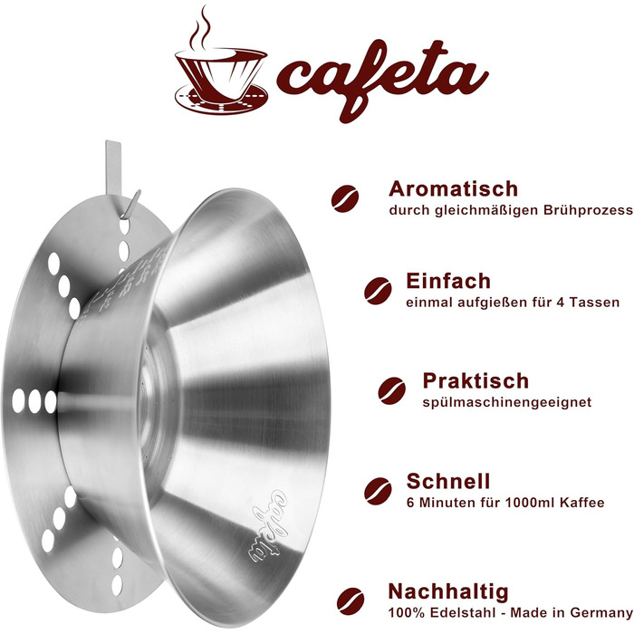 Заварювання фільтр-кави 1 л Cafeta