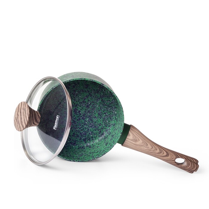 Ковш Fissman MALACHITE 16x7,8 см 1400 мл индукционное дно (4317)