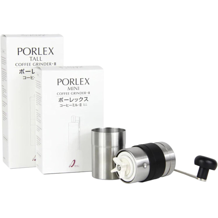 Ручний кавомолка срібна Porlex