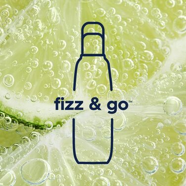 Бутылка для газированной воды 0,9 л, зеленая Fizz & Go SodaStream