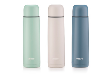 ARDESTO Thermos Bright City 1000 мл, темно-синий, нержавеющая сталь