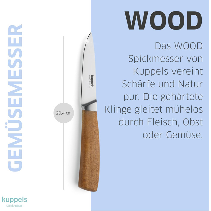 Набір кухонних ножів 3 предмета Kuppels