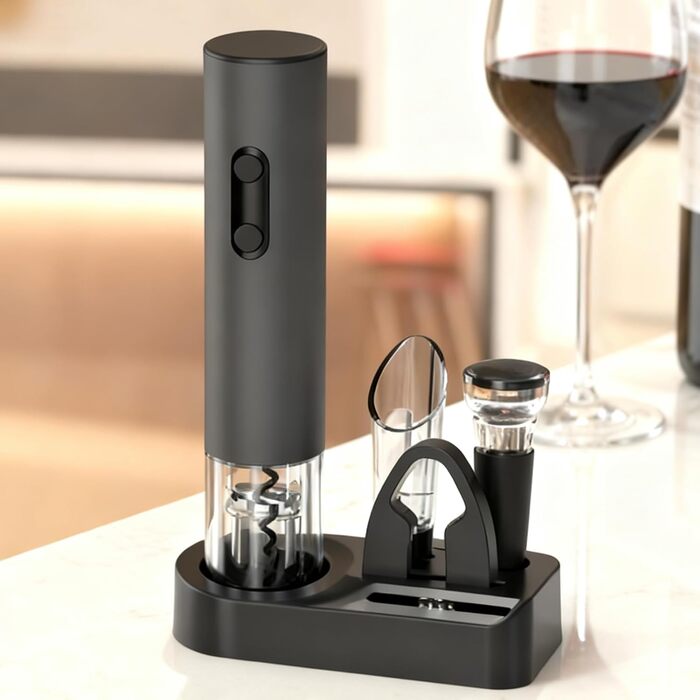 Набір для відкривання вина з акумулятором та підставкою Geavonyg