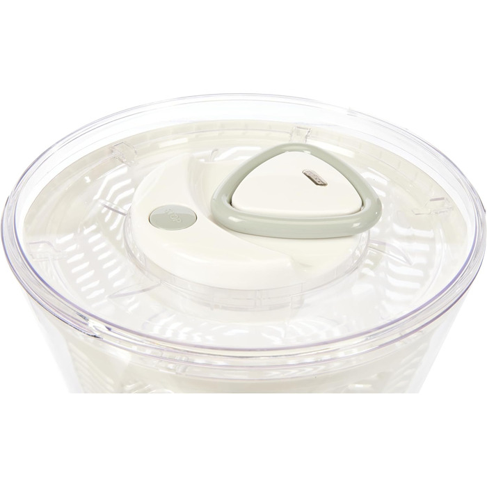 Великий, пластиковий, білий, сушарка для салату, включаючи салатницю, технологія Aquavent, білий / акриловий великий Easy Spin 2, 940017 Easy Spin 2 Salad Spinner