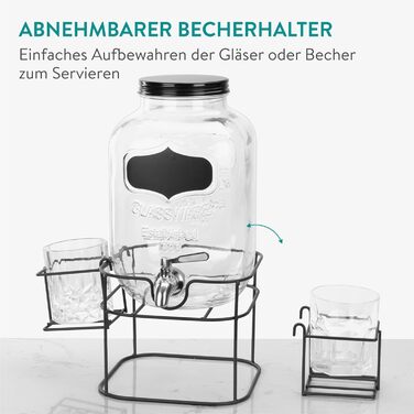 Диспенсер для напоїв з краном 5 л Navaris