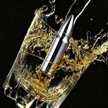 Набір з 6 каменів для віскі у вигляді набоїв YUEMING