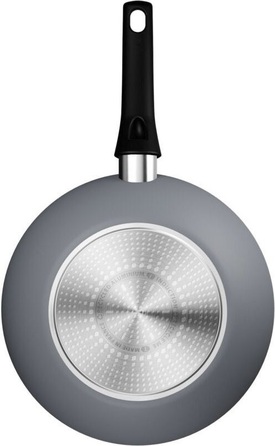Tefal Сковорода ВОК Halo, 28см, алюминий, бакелит, серый