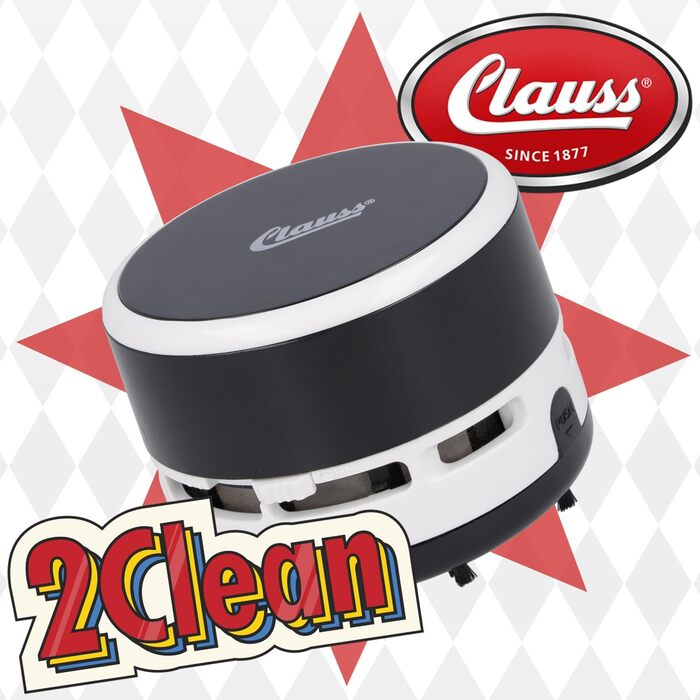 Мини-пылесос беспроводной 6 Вт черный Clauss