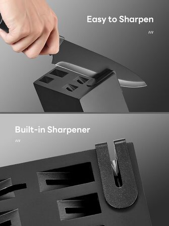 Набір кухонних ножів 8 предметів Yabano