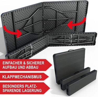 Набор для сада стола с 2 скамейками 180 x 74 x 74 см Onbest