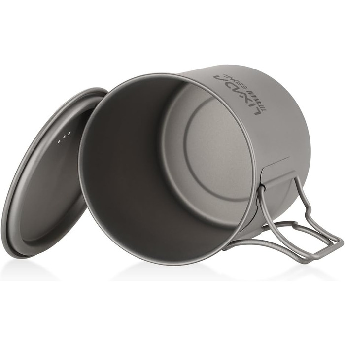 Титановый котелок для кемпинга 650 мл Lixada