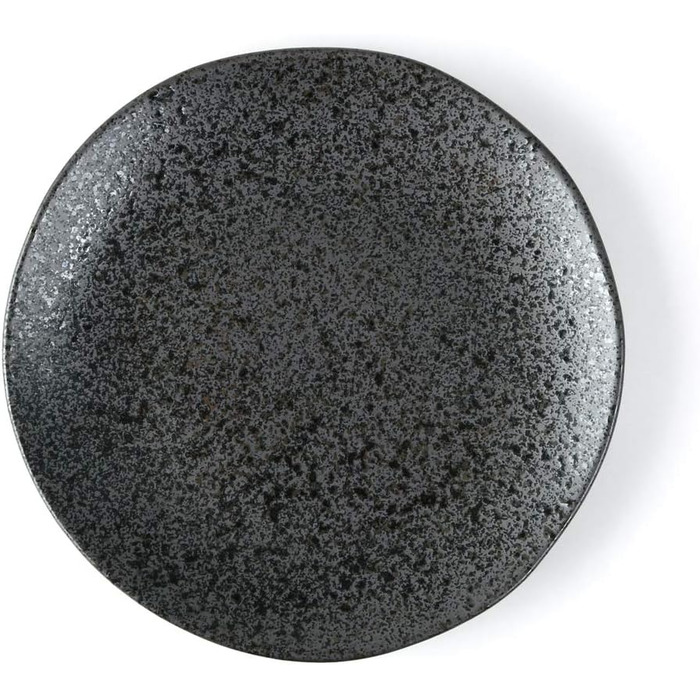 Арена Реактивный фарфор на 4 персоны (тарелка плоская 27 см, черная)