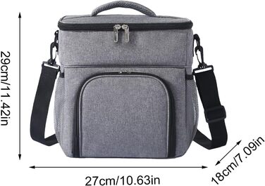 Термосумка 14 л серая Generisch