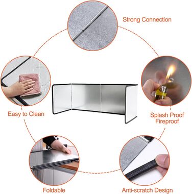 Кухонний 4-сторонній складаний фартух 76 x 29 x 30 см Fousenuk