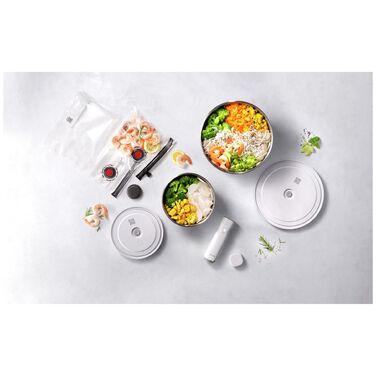 Стартовый набор для вакуумирования, 9 предметов, нержавеющая сталь Fresh & Save Zwilling
