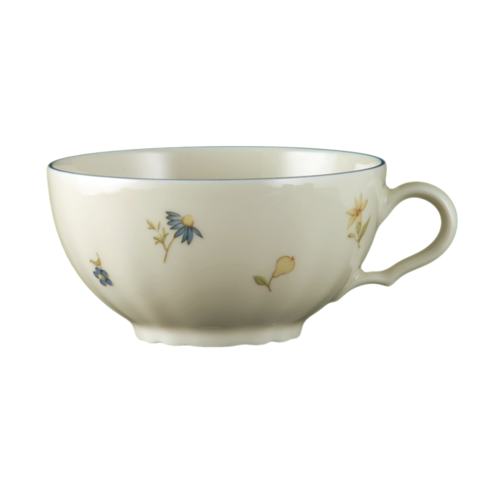 Чашка для чаю 0.21 л Streublume blauer Rand Marie-Luise Seltmann