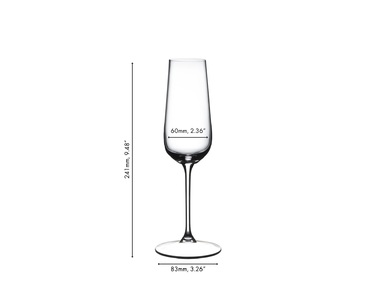Набор из 2 бокалов флюте для шампанского 250 мл, Grape Riedel