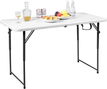 Складной кемпинговый стол белый RELAX4LIFE