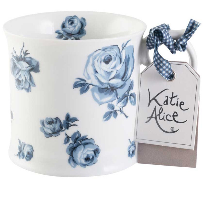 Кухоль для чаю Katie Alice VINTAGE INDIGO White Floral, фарфор, 400 мл
