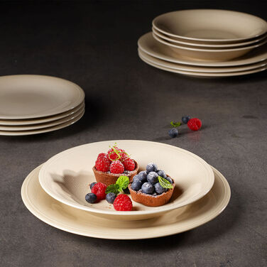 Набор тарелок 8 предметов, песочный Color Loop Villeroy & Boch