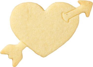 Форма для печива у вигляді серця зі стрілою, 8 см, RBV Birkmann
