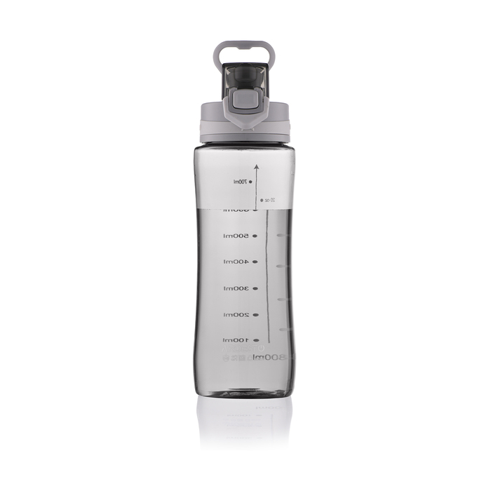 Пляшка для води Ardesto Purity, 800мл, пластик, сірий