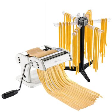 Машина для пасти Pasta Perfetta, біла з сушаркою для пасти Cittare Gefu