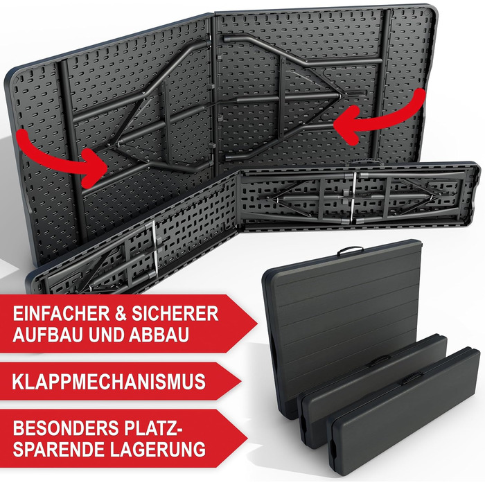 Набор для сада стола с 2 скамейками 180 x 74 x 74 см Onbest