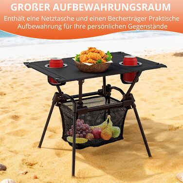 Складной кемпинговый стол 59 x 43 x 51 см FUNYKICH