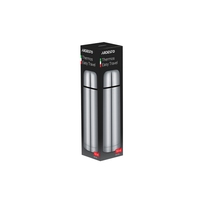 ARDESTO Thermos Easy Travel 750 мл, нержавеющая сталь