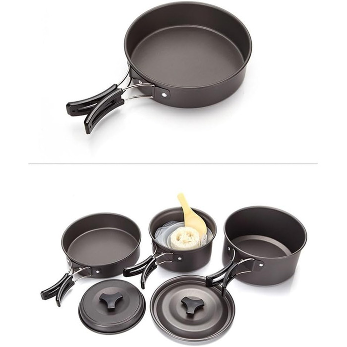 Набір туристичного посуду 5 предметів Hasaller