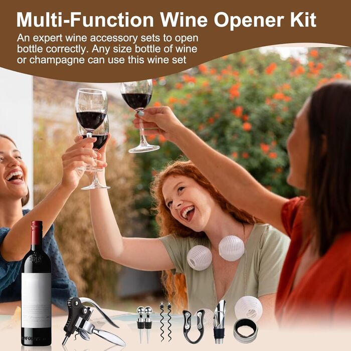 Набір для вина сомельє 8 предметів Qdreclod