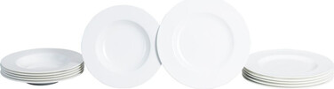 Набор тарелок на 6 персон, 12 предметов белый Noblesse by Villeroy & Boch