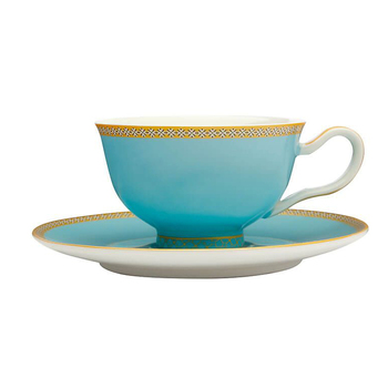 Чашка з блюдцем Maxwell Williams Teas & C's Kasbah Turquoise, фарфор, 200 мл