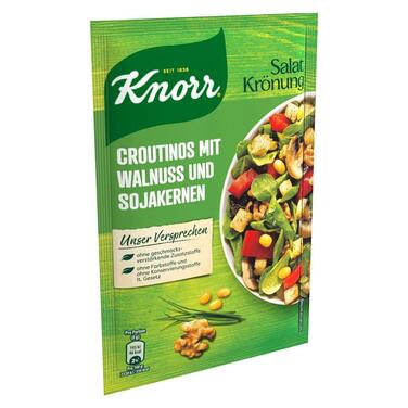 Салатні крутони Knorr з цибулею для смачного салату без додавання підсилювачів смаку 20 шт. 25 г (25 г (2 шт.))