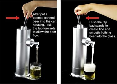 Міні-кегератор для пива система розливу з піною для домашніх барів Generisch